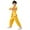 1#Yellow, variant on Boys Girls Chinese Kungfu Suit Traditional Martial Arts Training Uniforms Outfits