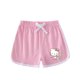 thumbnail image 3 of Hello Kitty-Camiseta de manga corta para niña, pantalones cortos deportivos informales, traje superior transpirable de algodón de dos piezas, novedad de verano, dibujos animados, 3 of 5
