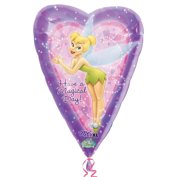 34" Tinkerbell 'Magical Day' Supershape Foil Mylar Balloon (1ct)
