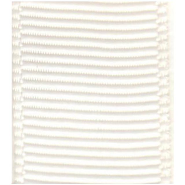 Papilion R07420209002820YD .38 in. Grosgrain Ribbon 20 Yards - Antique White