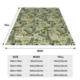 thumbnail image 3 of Sikiie Tropical Plants Green Ultra-Soft Micro flannel Blanket Luxury All Seasons Warm Blanket for Bedding Sofa and Travel (4 sizes)-50"x40", 3 of 7