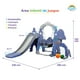 thumbnail image 2 of Resbaladilla y columpio infantil KIDDO Parque de diversiones 3 en 1 Azul, 2 of 4