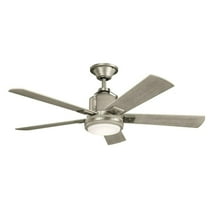 Ceiling Fan with Light Kit with Transitional Inspirations 17 inches Tall By 52 inches Wide-Brushed Nickel Finish Bailey Street Home 147-Bel-2848190