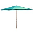 thumbnail image 1 of 9 ft. Wooden Market Umbrella, Blue, 1 of 1