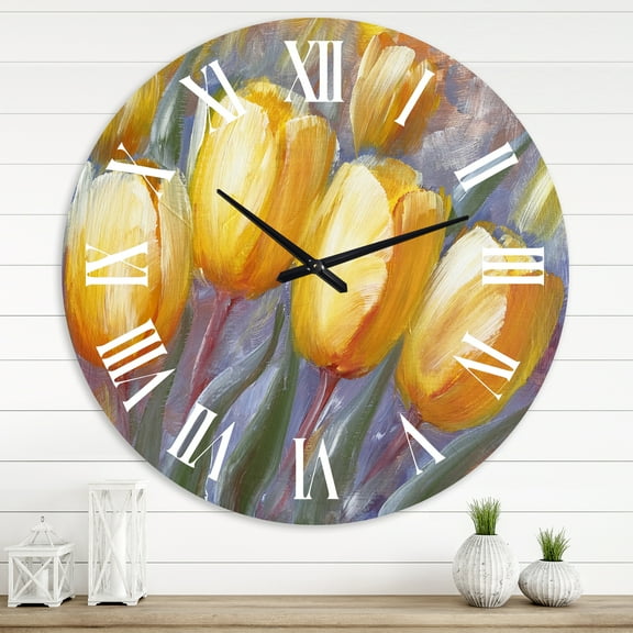 Designart 1 in Quartz Traditional Wall Clock