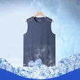 thumbnail image 5 of WTXUE Undershirts Sleeveless, Crew Neck Shirts for Men Oversized Loose Fitting Wicking Sweatshirt Qui Cotton Solid, Big and Tall Shirts Muscle Shirts | Activewear for Men Blue L, 5 of 9