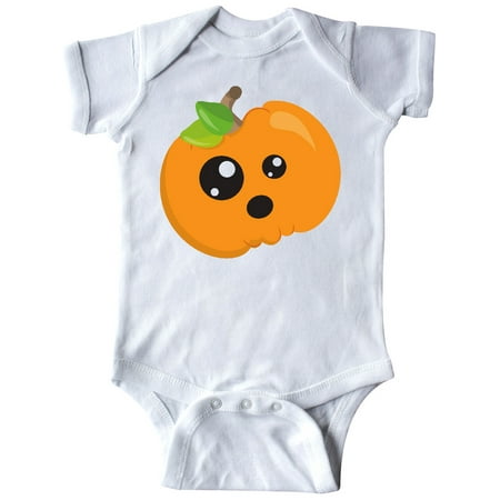 

Inktastic Surprised Pumpkin Orange Pumpkin Halloween Gift Baby Boy or Baby Girl Bodysuit