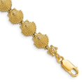 thumbnail image 5 of 14k Yellow Gold Scallop Shell Bracelet, 5 of 7