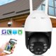 thumbnail image 5 of PTZ Cámara de Seguridad Wifi Al Exterior de 3MP, 8 Luces IP66 Impermeable Detección Humana Visión Nocturna Seguridad CCTV 100240V Soporte 5 usuarios, Audio Bidireccional, IR Visión Noturna (US Plug) Unbranded 1810200013412, 5 of 7