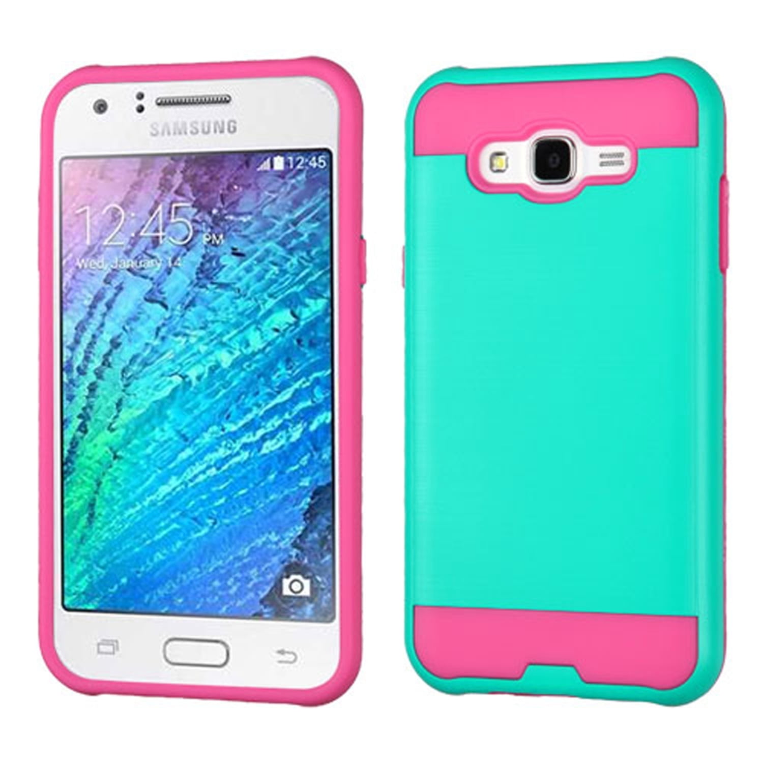 For Samsung Galaxy J7 (2015) Phone Case, Samsung Galaxy J7 (2015) Case, by Insten Hard Hybrid