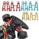 thumbnail image 3 of Tholdsy Kit DIY de eje de Portal trasero delantero duradero de aleación de aluminio para 1/18 Axial Capra UTB18 RC, pieza de coche, accesorios Kits de construcción modelo Rojo, 3 of 6