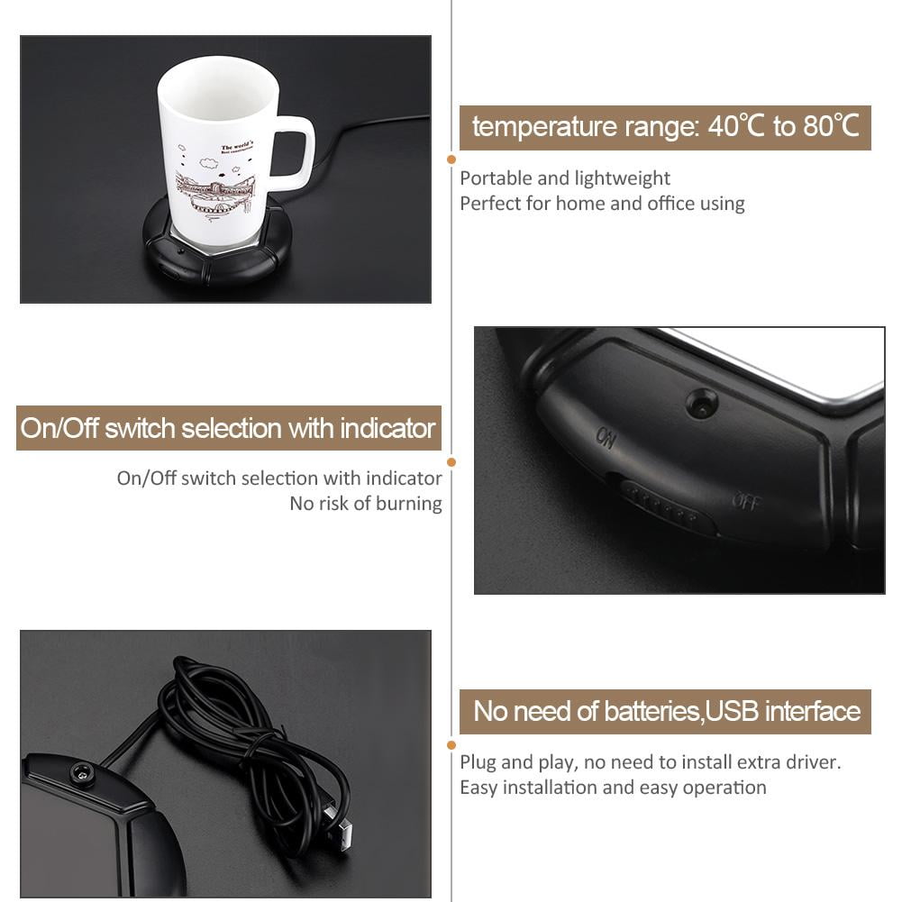 LYUMO Coffee Cup Warmer,Cup Warmer,Exquisite USB Powered Portable