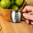 thumbnail image 4 of Pavilion Gift Company - Hair on Your Chest - 2 oz Stainless Steel Moscow Mule Shot, 4 of 8