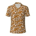 thumbnail image 2 of Daiia Monkey Sloth Pattern Men’s Polo Shirts,Solid Deck Shirt,Classic Fit, Breathable Cotton Polo for Casual and Sport Wear-XX-Large, 2 of 7