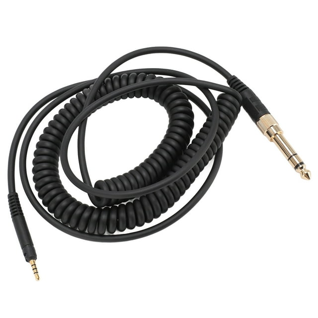 Cable de Sonido de auriculares en Espiral, enchufe y reproducción de auriculares estéreo auxt aux cable evitan la deformación para hd579 para hd598cs para hd569