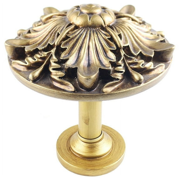 Urbanest Medallion Curtain Holdback – Elegant Drapery Tieback, Farmhouse Drapery Hardware for Stylish Window Treatments, 1 Piece, Renaissance Gold