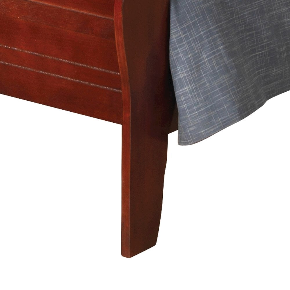 Glory Furniture Louis Phillipe Twin Bed in Cherry Color