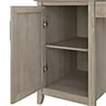 thumbnail image 6 of Atlin Designs Farmhouse Wood Computer Desk with Storage in Gray, 6 of 9