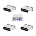 thumbnail image 1 of Adaptador Hembra Tipo C de 5 Piezas, Conector Hembra Tipo C de 5 Pines, Puerto de Carga para Soldadura de PCB, Adaptador de Reparación DIY., 1 of 6