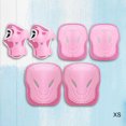 thumbnail image 2 of Juego de equipo de protección para y jóvenes, rodilleras , coderas, muñequeras, protector de protectores para patines de ruedas - Rosa XS Sunnimix Rodilleras para patinaje, 2 of 5