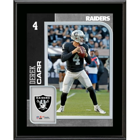 Oakland Raiders Nfl Hand Signed - Derek Carr Oakland Raiders 10.5'' x 13'' Sublimated Player Plaque