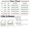 thumbnail image 2 of SMihono Daisy Bras for Older Women Plus Size Front Closure Sports Bra No Underwire Full Support Front Button Push Up Bra Green 36/80, 2 of 8