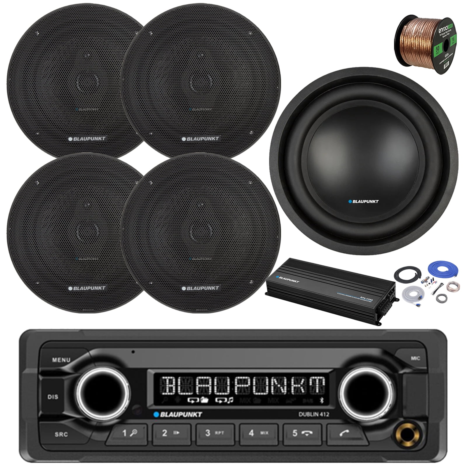 Kenwood DPX-502BT - Car - CD receiver - in-dash - Double-DIN - 50