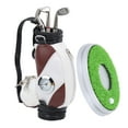 thumbnail image 1 of With Desktop Golf Pen Set 3 Ballpoint Pens and Mini Bag Zinc Alloy Golf Pen Bag with Base, 1 of 7