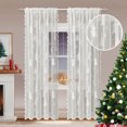 thumbnail image 1 of Suncoda Christmas Decorations Indoor, Christmas The Exquisite Christmas Style Window Drapery Festive Decorations Making The Window Wear The Coat of Christmas, 1 of 8