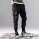 thumbnail image 1 of Pantalones casuales con forro polar para otoño e invierno para hombre, estilo coreano moderno, pantalones cargo holgados, deportivos y cómodos, 1 of 4