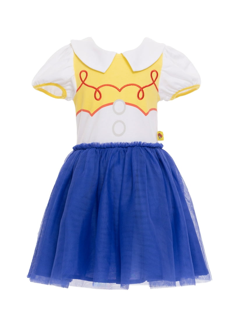 Toy Story Toddler Girls Jessie Puff Sleeve Cosplay Tutu Dress, Sizes 12  Months-5T - Walmart.com
