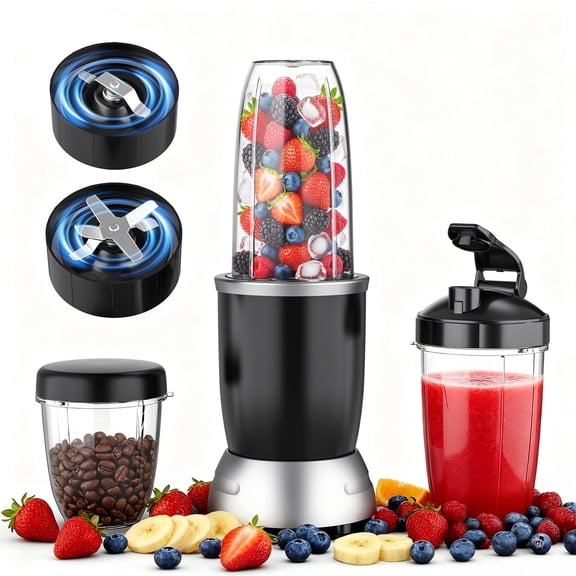 ONSON Portable Smoothie Blender 1200W 3 Cups Mixer Grinding for Home Kitchen