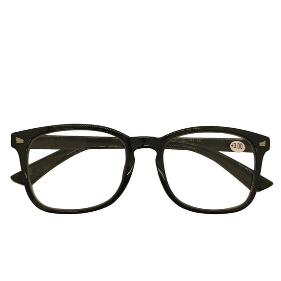 1 Pack Mens Womens Oval Round Frame Reading Glasses Blue Light Blocking Readers 1.00