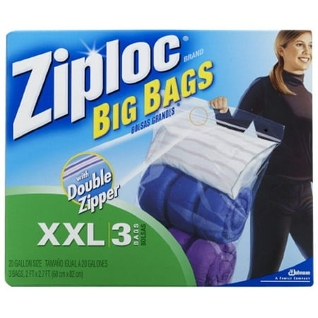 S C Johnson Ziploc Big Bags Xxl - Pack 3 Walmart Canada
