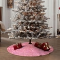 thumbnail image 4 of Sikiie Sparkly Pink Glitter Nativity Christmas Tree Skirt, Jesus Christian Winter Holiday Tree Mat Decoration(30-48IN)30", 4 of 6