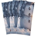 thumbnail image 2 of SKYSONIC Christmas Snowman Kitchen Towels, 18 x 28 Inch Super Soft and Absorbent Dish Cloths for Washing Dishes, 1 PCS Reusable Multi-Purpose Microfiber Hand Towels for Kitchen, 2 of 7