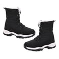 thumbnail image 1 of WORGEOUS 1 par de botas de nieve de felpa para mujer de invierno a la moda, botas de nieve altas medias cálidas, 1 of 7