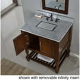 thumbnail image 3 of J and J International 32S10-EsWc 32 In. Espresso Mission Turnleg Spa Single Vanity Sink, 3 of 4