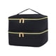thumbnail image 3 of Bolsa de almacenamiento de esmalte de uñas, estuche para secador de uñas, capacidad para 30 botellas de esmalte de uñas, portátil 2 Negro, 3 of 8