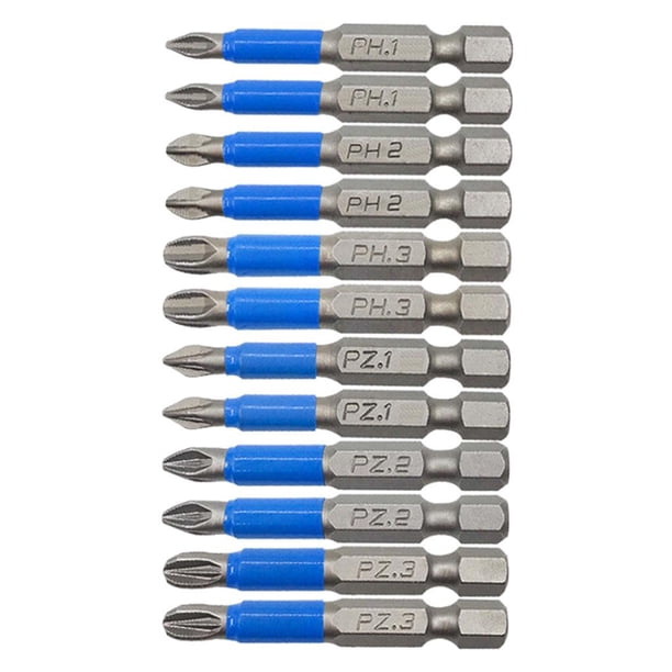 Juego de brocas de Destornillador Zulema antideslizante eléctrico 50mm 12pc