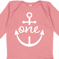 thumbnail image 4 of Inktastic 1st Birthday Anchor Nautical Boys or Girls Long Sleeve Baby Bodysuit, 4 of 5