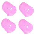 thumbnail image 1 of 4pcs Guitar Playing Left Hand Fingertip Protector Ukulele Guitar Fingertip Silicone Protective Cover, 1 of 8