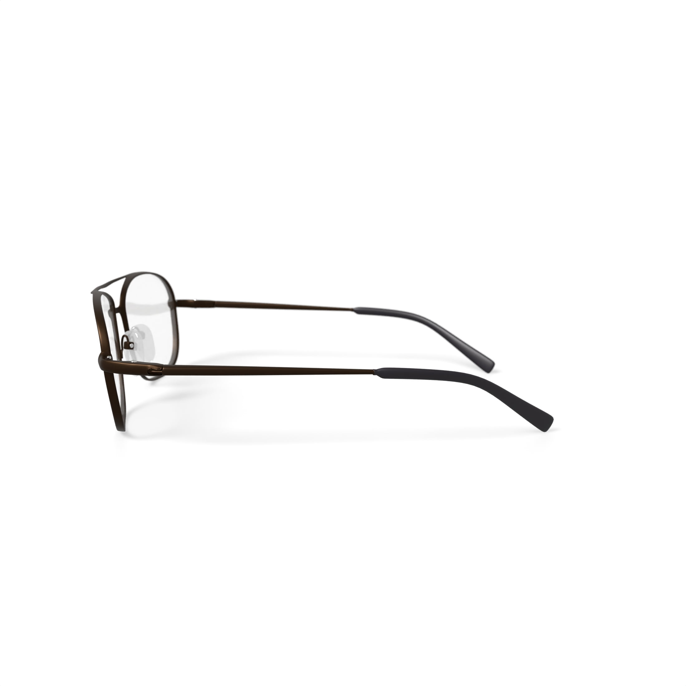Walmart Men's FM17115 Square Prescription Eyeglasses with Case, Gray