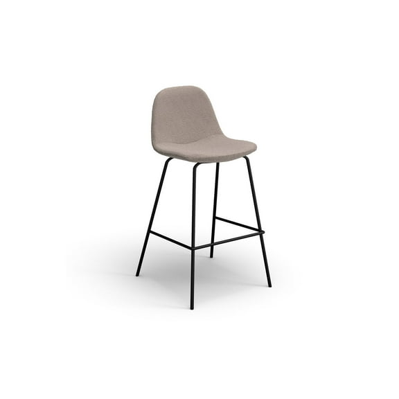 Inmod Sigfred Boucle Counter Stool (Set of 2)