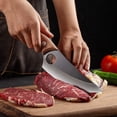 thumbnail image 2 of Professional 9 Inch Meat Cleaver Knife - Chinese Cleaver/Chef Knives, Stainless Steel Durable Sharp Cooking Knife with Ergonomic Handle, 2 of 11