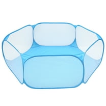 ODOMY Small Animals Cage Tent Kids Play Tent， Breathable & Transparent Pet Playpen Pop Open Outdoor/Indoor Exercise Fence， Portable Yard Fence