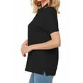 thumbnail image 5 of Basico (Black) Polo Collared Shirts For Women 100% Cotton Short Sleeve Golf Polo Shirts For Women and Juniors, 5 of 5
