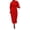 Red XL, variant on Women Woolen Jacket Turn-down Collar Solid Color Double-breasted Coat Retro Royal Style Thermal Long Lantern Sleeves Commuting Dating Spring Fall Winter Overcoat