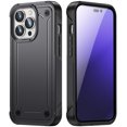 thumbnail image 1 of Hybrid Slim Case for iPhone 14 Pro Max 6.7inch Dual-Layer Soft Shockproof Case Hard PC Back Anti-Fingerprint Anti-Scratch Full Body Rugged Case,Red, 1 of 6