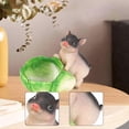 thumbnail image 6 of Decorative Ornament Sculpture Bowl Jewelry Container with a Unique Cabbage Shape for a Bedroom Vanity or Office Desktop, 6 of 9